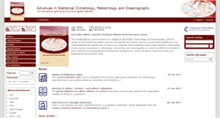 Desktop Screenshot of advances-statistical-climatology-meteorology-oceanography.net